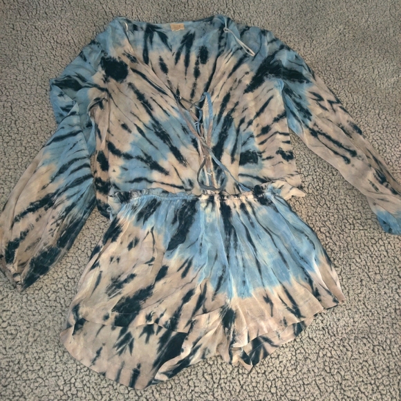 Pants - Tye dye Romper